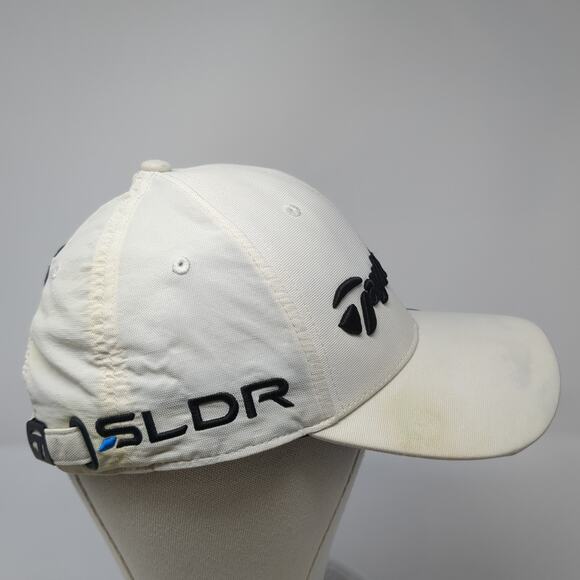 TaylorMade Tour Preferred Slideback Baseball Cap White One Size Embroidered - Picture 5 of 9